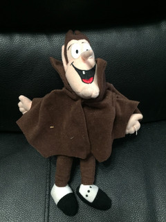 Vtg. General Mills Big Breakfast "Count Chocula" 8" Bean Bag Toy 1997
