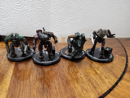Lot Of 4 WizKids Mechwarrior Mechs