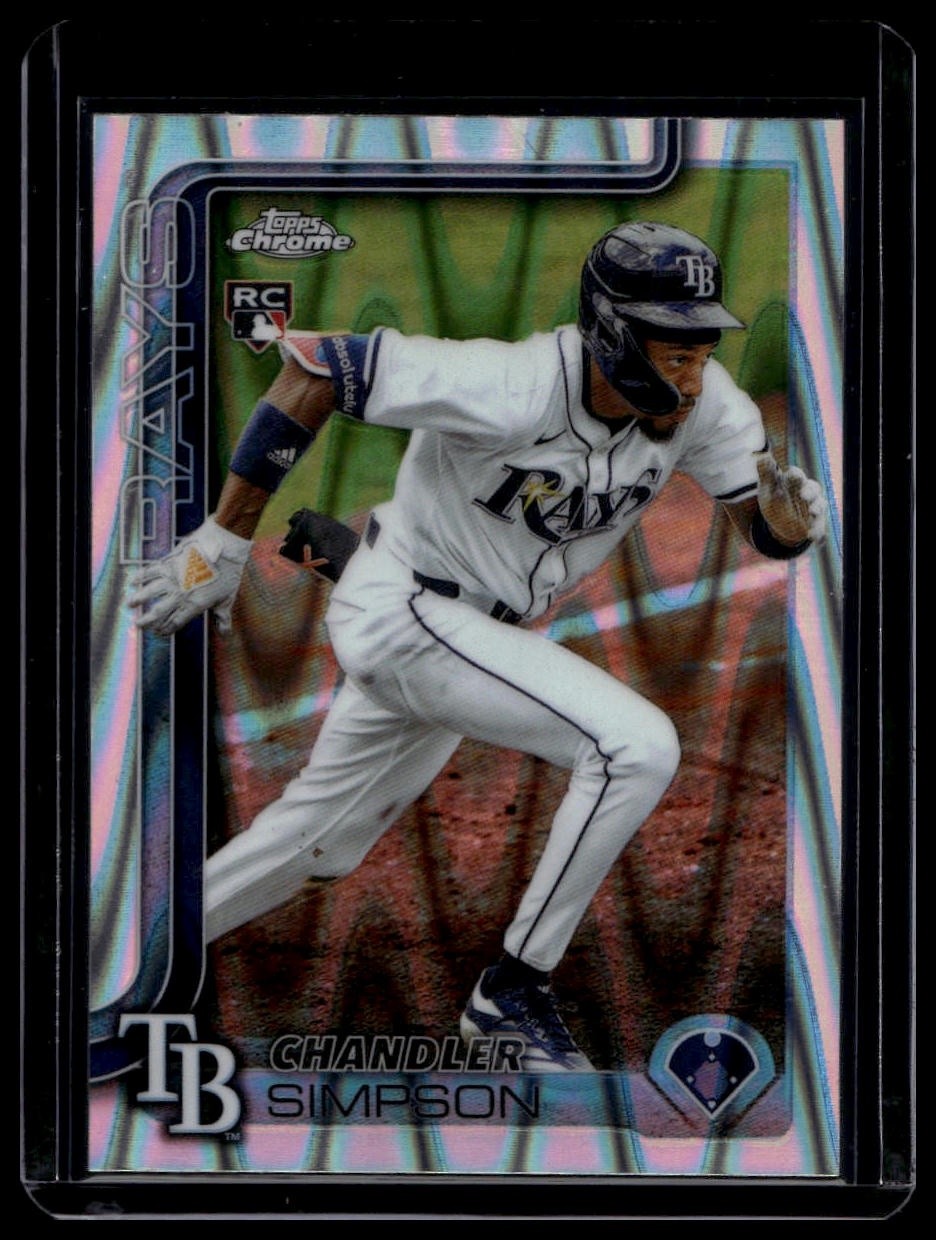 2025 Topps Chrome Update #USC179 Chandler Simpson RayWave Refractor