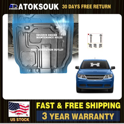 #ad #ad Engine Splash Guard For Dodge Journey 2011 2020 Under Engine Shield Cover Board $88.40