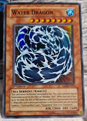 #ad #ad YUGIOH WATER DRAGON EEN EN015 SUPER PLAY EDGEWARE $29.65