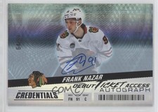 2024 Credentials Debut Ticket Access Horizontal 64/99 Frank Nazar #129 Auto 1g0e