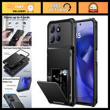 Heavy Duty Shockproof Wallet Case for Moto G Power 2025/2026 - 4 Card Slots, Fli
