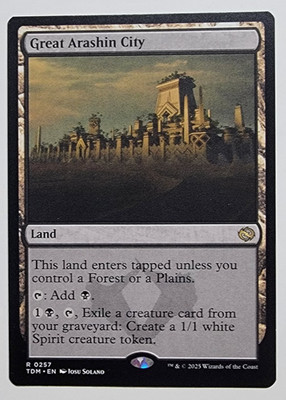 Great Arashin City - Tarkir: Dragonstorm (TDM) Near Mint MTG B2G1 Coupon 