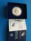2018 Burnished BU American Silver Eagle w/ box and COA