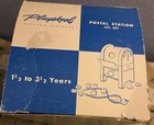 Vintage NIPPlayskool Postal Station 11" Wooden Mailbox shapesorter (With blocks) — photo 10