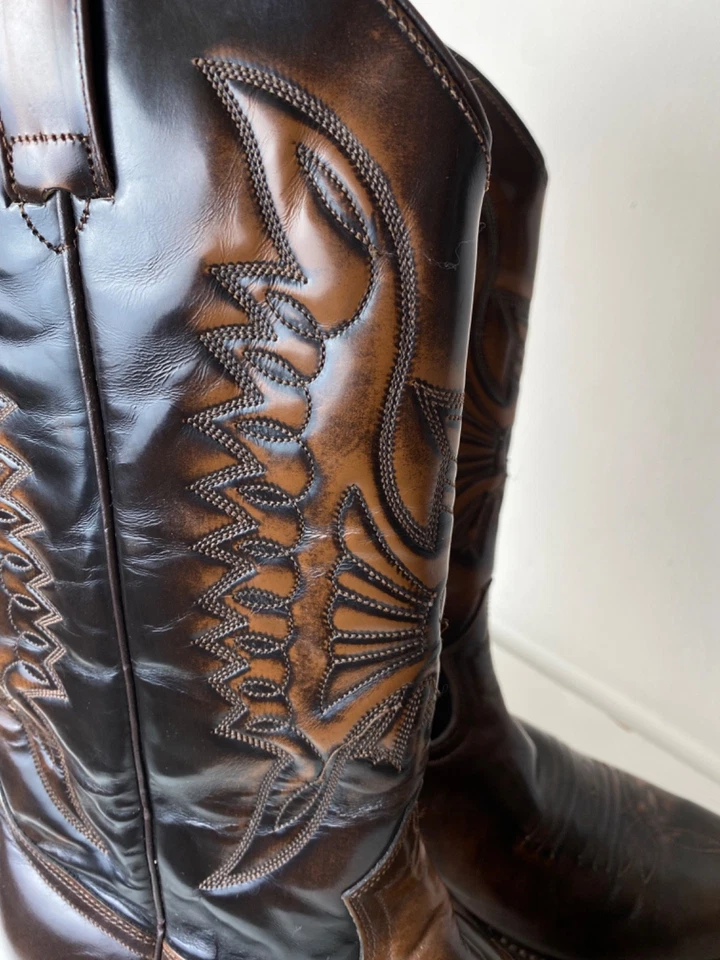Westernstiefel cowboystiefel линия танец каталонский стиль Leder Buffalo 40 - Изображение 2 из 4