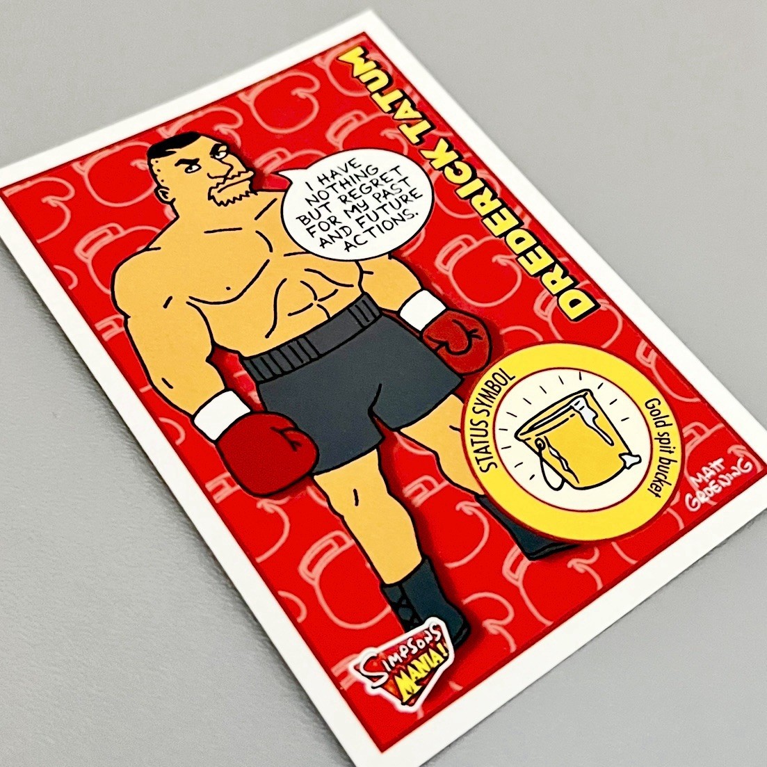rare simpsons trading cards 1991 THE Sealed Pack - European Vintage Item - Matt Groening - 10 x 8 cm. ( 4" x 3.1" ) Super Rare, the Simpsons Series