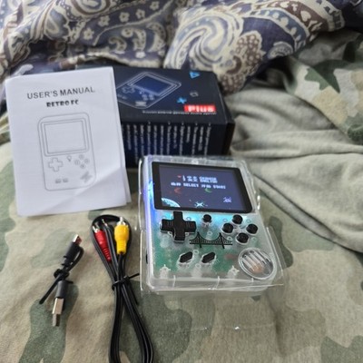 Brand new in box!!   Game Box - Hand Held Game System, Clear 400 Games In 1