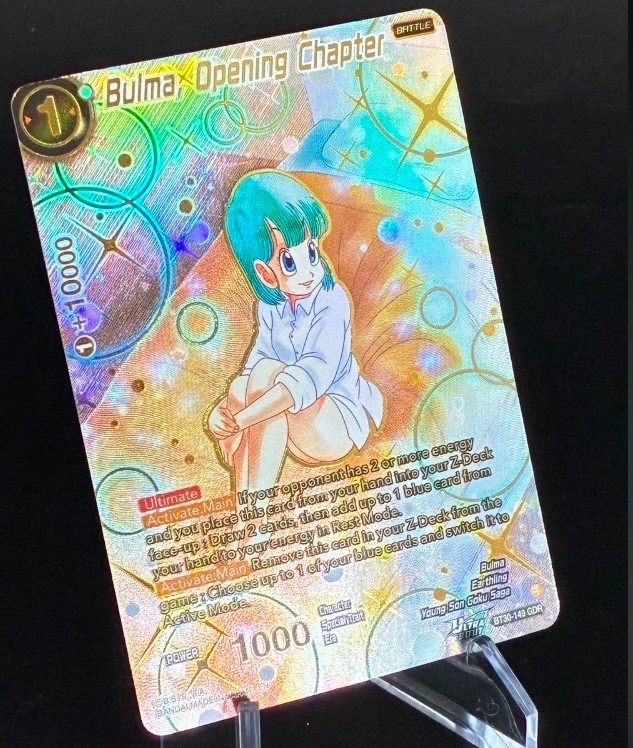Dragon Ball Super TCG BT30-149 GDR Bulma Opening Chapter Three Glorious Fighters