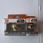 Funko Pocket Pop! Keychain Star Wars The Mandalorian & The Child with Cup 2-Pack