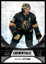 Mark Stone 2021-22 Upper Deck Credentials #31 Vegas Golden Knights