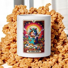 Cereal Killer Cat Mug 11 oz Ceramic Coffee Cup Funny Gift for Cat Lovers