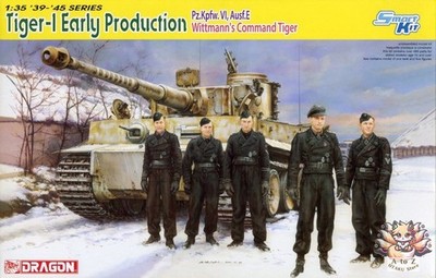 DRAGON 1/35 Tiger-I Early Wittmann's Command Tiger w/Bonus Plastic Model