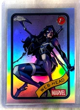 Web-Head 2025 Topps Chrome Marvel 1st Appearance Refractor Card-#32 Lynda Locke