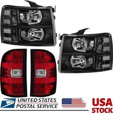 For 2007-2013 Chevrolet Silverado 1500 Front Headlights Tail Lights Assembly For 2007-2013 Chevrolet Silverado 1500 Front Headlights Tail Lights Assembly