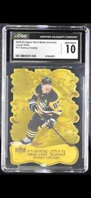 #ad #ad Upper Deck Sidney Crosby Liquid Gold 2024 2025 Pittsburgh Penguins 🔥🔥 $105000.00