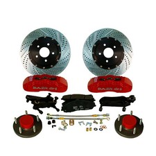 Baer Brakes Front Disc Brake Kit 13 Pro-plus Red Powder Coat Mustang 1965-1969