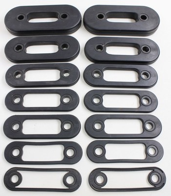 Soloflex OEM Weight Bands 405 # 2x100, 2x50, 2x25, 4x10, 2x5, 2x2.5 14pc Rubber