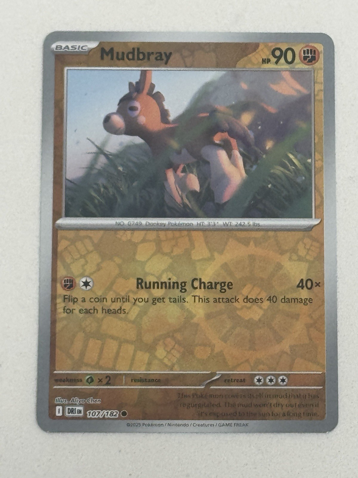 Mudbray 107/182 - Sv10: Destined Rivals Reverse Holo (NM)