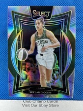 2025 #16 Skylar Diggins Panini Select WNBA Concourse Silver Prizm Storm