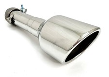 Exhaust Tip 1500 2019-2024 304 Polished Stainless Slant Wesdon Exhaust Tip