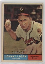 1961 Topps High # Johnny Logan #524 1m8
