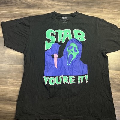 Scream GhostFace Halloween Horror Movie Graphic XL Stab You're It!