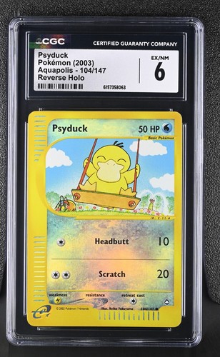 Psyduck graded CGC 6 for sale on eBay