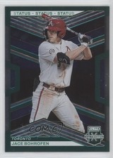 2023 Panini Elite Extra Edition Green Status 77/499 Jace Bohrofen #104 2o7