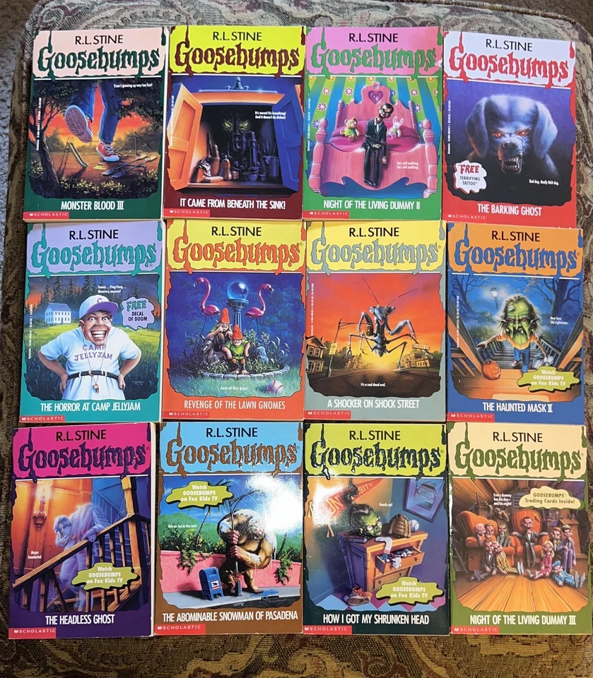 Goosebumps RL Stein Vintage 90's First Print Scholastic Book lot + Give Yourself Foto 3 de 4