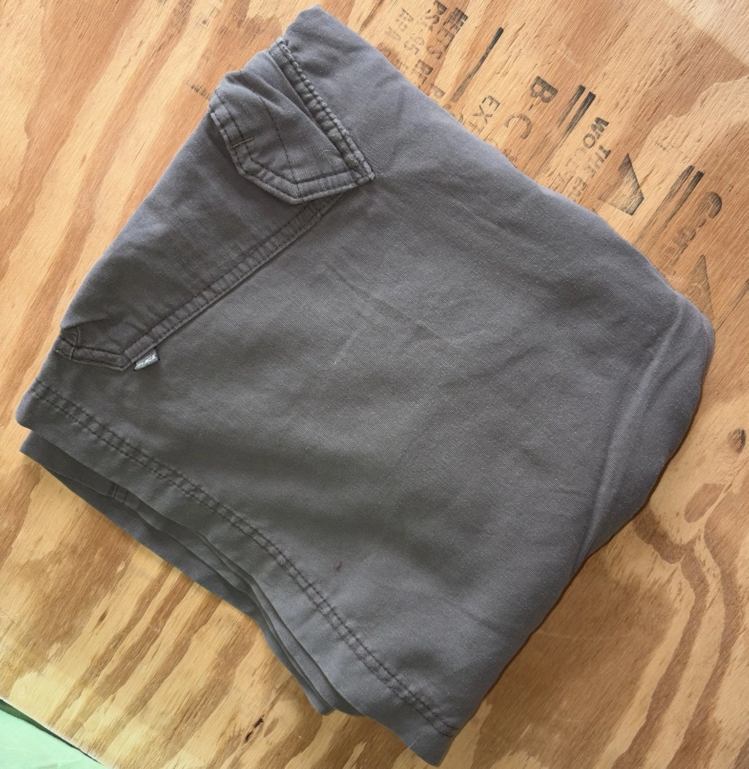 REI Men’s Green Cargo Shorts Size 36 Hiking Fishing Outdoor Cotton Nylon