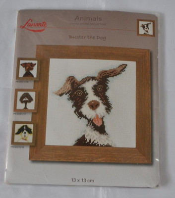 Lanarte Kreuzstich Set Buster The Dog Animal Collection