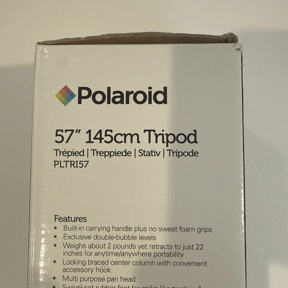 NEW Polaroid 57" Tripod Camera Camcorder Stand w/ Carry Case PLTRI57 - Image 4 of 4
