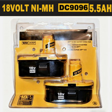 2 PACK 18V Battery For Dewalt 18 VOLT XRP DC9096 DC9098 Ni-MH DC9099 NEW