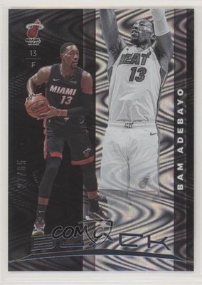 2019-20 Panini Black Silver 27/65 Bam Adebayo #33 ow1