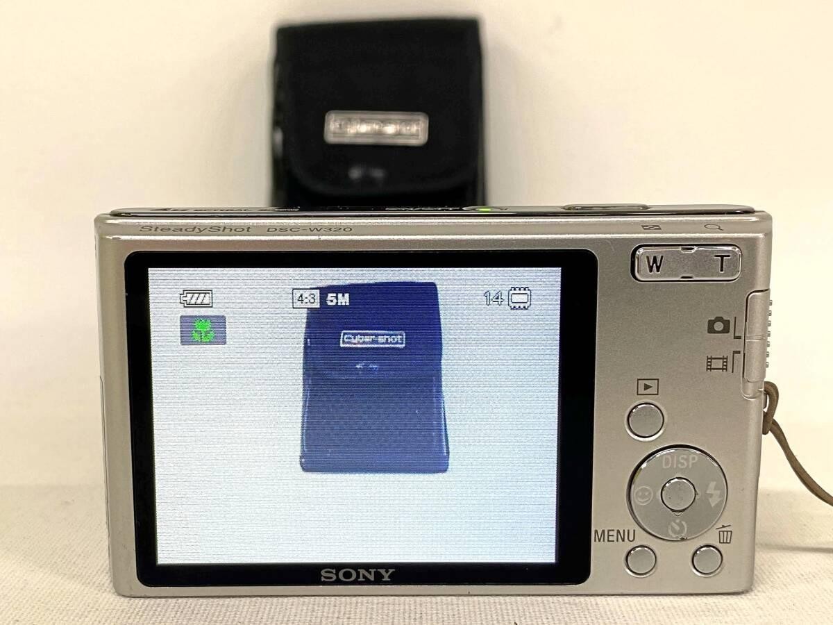 SONY Cyber Shot DSC-W320 Silver Digital Camera 4x Zoom 14.1MP