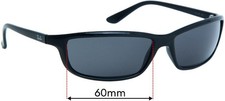 SFx Replacement Sunglass Lenses fits Ray-Ban RB4034 - 60mm Wide
