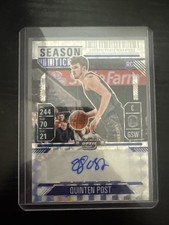 2024-25 Panini Mosaic Rookie Variation Ticket Quinten Post Auto RC #RVT-PST Rare