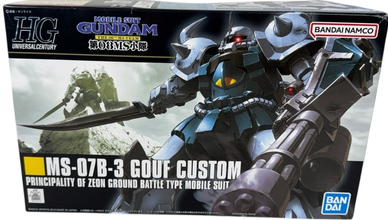 Bandai Namco Gunpla High Grade HGUC 1/144 MS-07B-3 Gouf Custom Model Kit