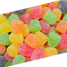 Gum Drops Jelly Candy 3 Pound Bag Assorted Fruit Flavors Gumdrops Nosta...