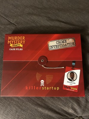 UNI33287 University Games Murder Mystery Party: Case Files - Killer Startup