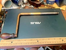 Antique Gold Phonograph Crank with Male End Parts