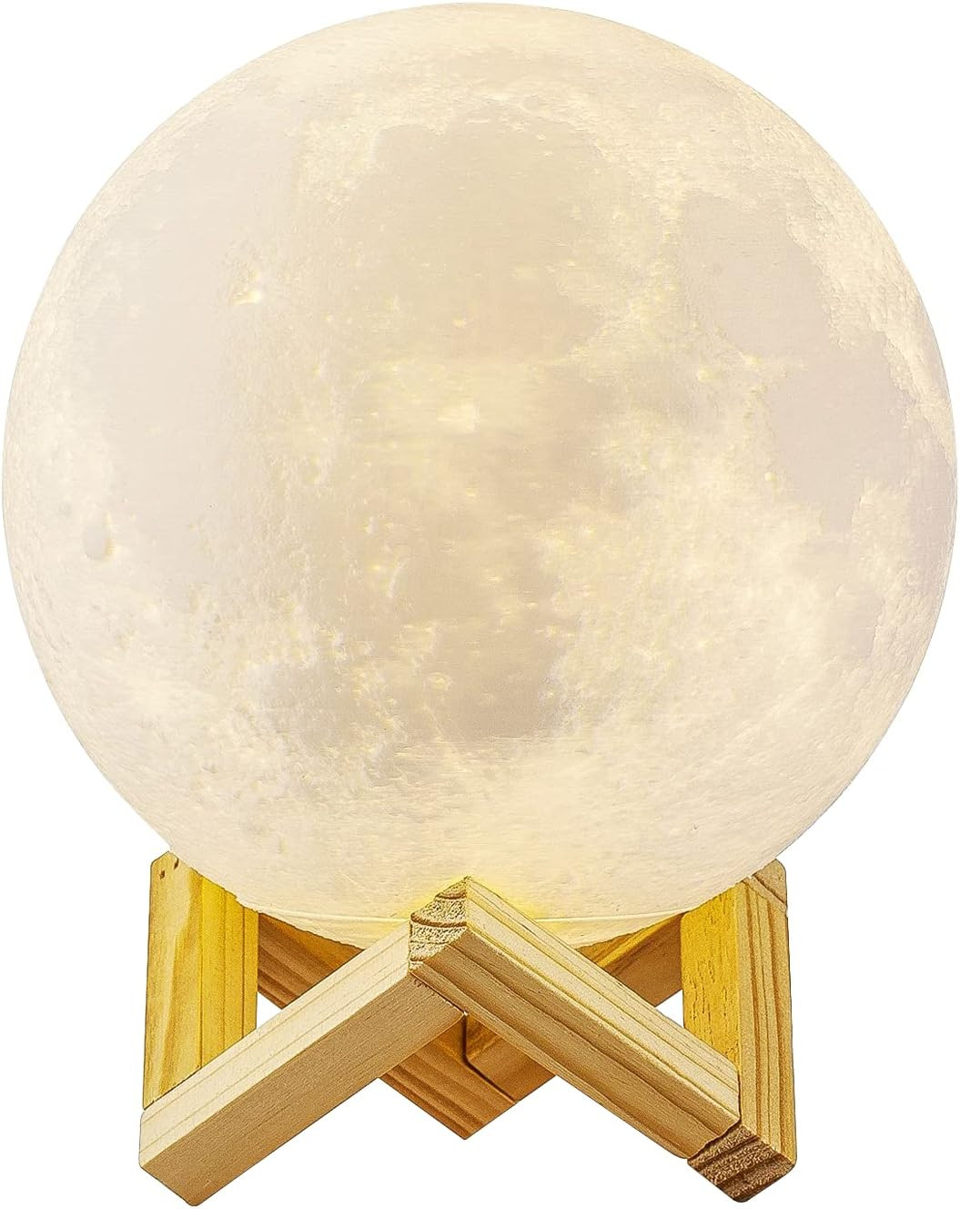 Lampada Luna 3D High-Tech 15cm | Sensore Touch e Batteria Litio 3 Colori