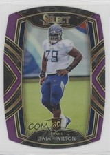 2020 Panini Select Club Level Purple Prizm Die-Cut Isaiah Wilson #291 2l4