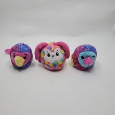 Pikmi Pops Mini Plush Scented Bean Bags Moose Stuffed Animal Toys - Lot of 3