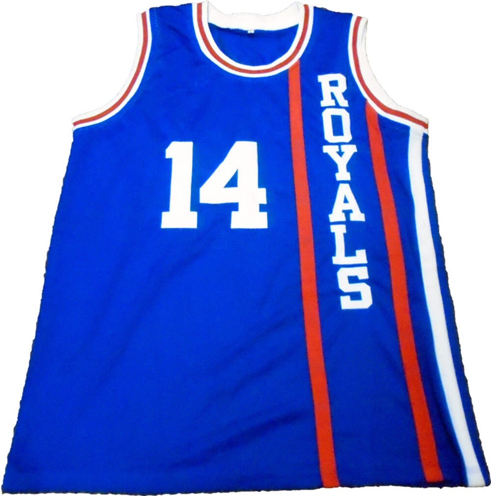 Oscar Robertson Autographed Cincinnati Royals Jersey (PSA) view 3