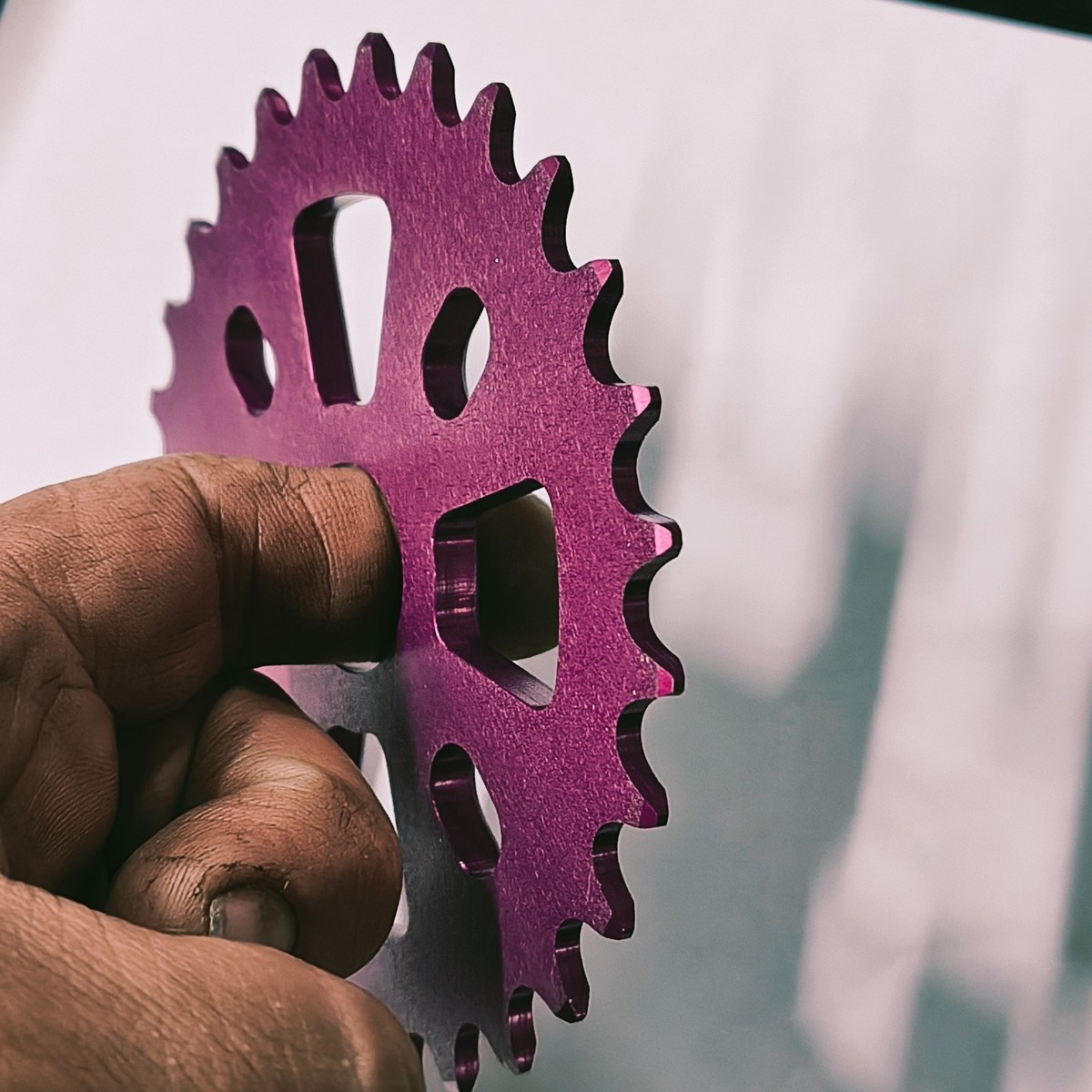 NICE スプロケット　28t bmx Purple-28T BMX Bike Sprocket Bicycle Chainring Made in USA