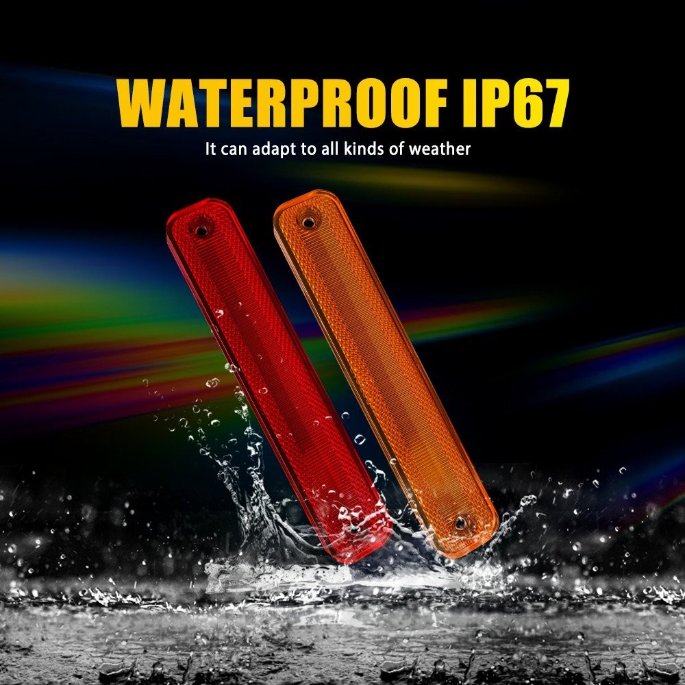 Front Rear Side Marker Light Housing For 1975-1991 Ford E-Series Econoline Van thumbnail 5