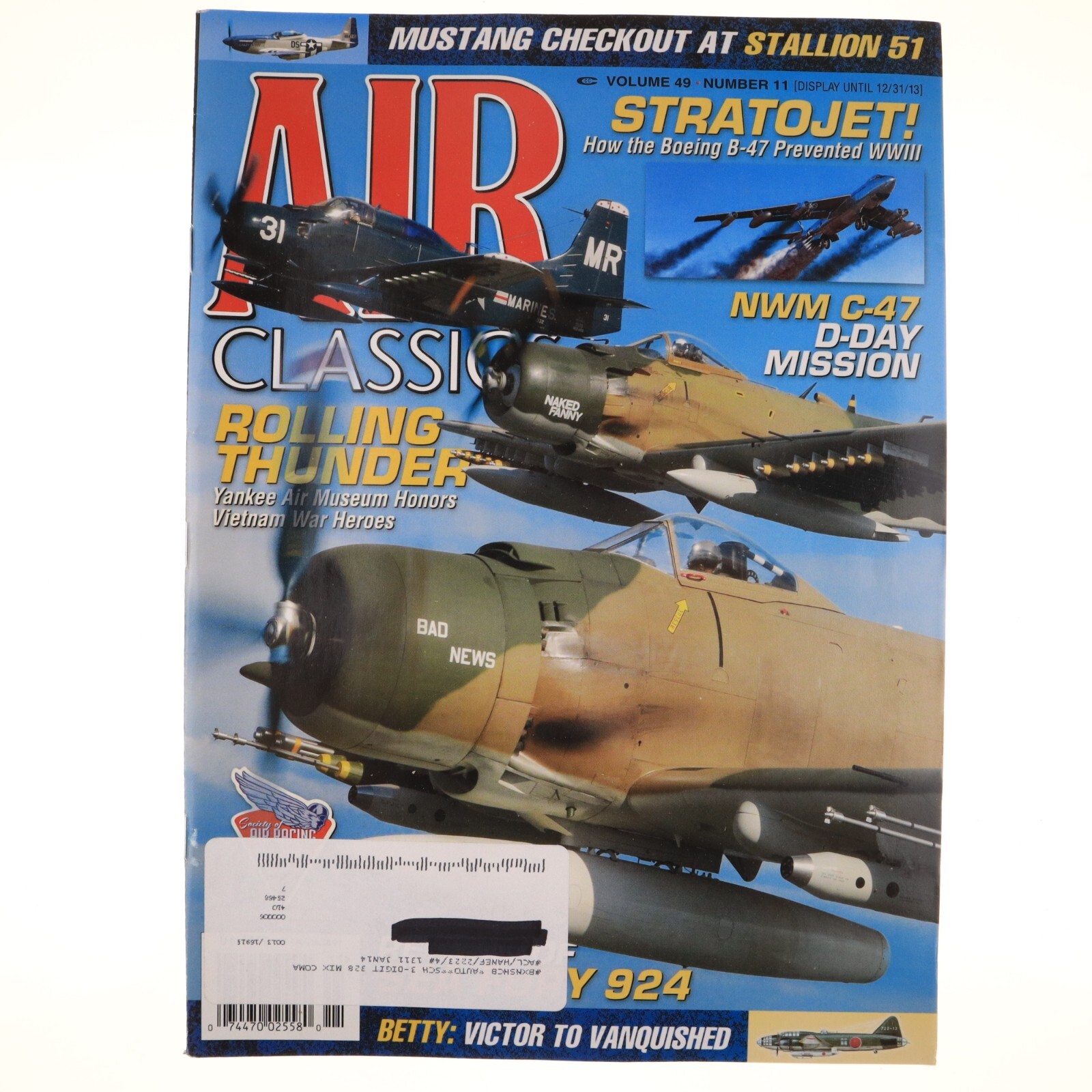 Air Classics Magazine November 2013 Nvm C-47 D-Day Mission